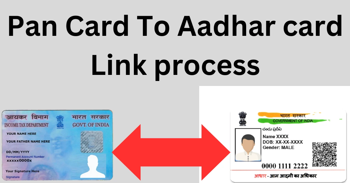 how to link pan card with aadhar card